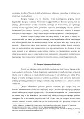 Išsiplėtusios Europos Sąjungos kultūrinė, politinė ir ekonominė ateitis 20 puslapis