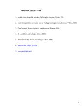 Nerimas, jo psichologinis poveikis žmogui 8 puslapis