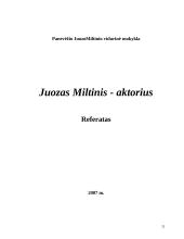 Juozas Miltinis — aktorius 11 puslapis