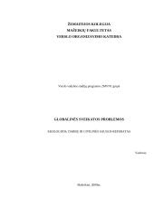 Globalinės sveikatos problemos