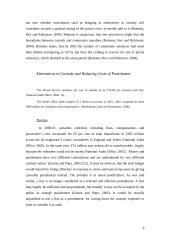 To what extent has the introduction of alternatives to custody been motivated by the desire to reduce costs rather that to devel 9 puslapis