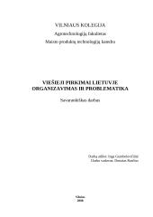 Viešieji pirkimai Lietuvoje. Organizavimas ir problematika