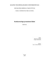 Konkurencinio pranašumo kilmė