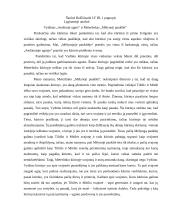 Lyginamoji analizė: Vydūnas "Amžinoji ugnis" ir Meterlinkas "Mėlynoji paukštė"