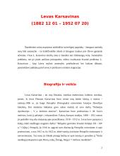 Levas Karsavinas 2 puslapis