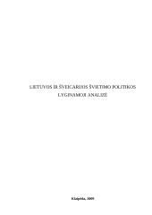 Lietuvos ir Šveicarijos švietimo politikos lyginamoji analizė