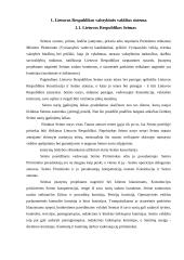 Lietuvos Respublikos (LR) valdžios sistema 3 puslapis