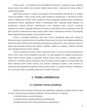 Lietuvos Respublikos teismų sistema ir jų jurisdikcija 5 puslapis