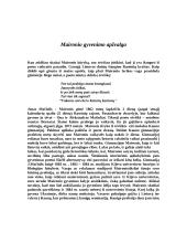 Maironio kūryba ir gyvenimo apžvalga 2 puslapis