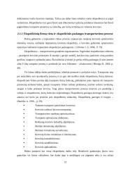 Logistikos valdymo analizė: krovinių gabenimas UAB "Benmore" 12 puslapis