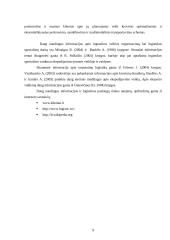 Logistikos valdymo analizė: krovinių gabenimas UAB "Benmore" 9 puslapis