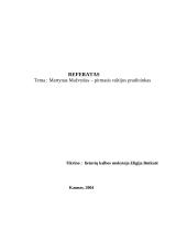 Martynas Mažvydas – pirmasis raštijos pradininkas 7 puslapis