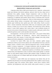 Pedagogų socialinės kompetencijos ugdymas 6 puslapis