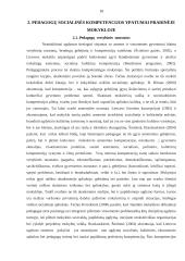 Pedagogų socialinės kompetencijos ugdymas 10 puslapis