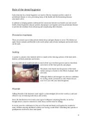 My future profession – Dental Hygienist 8 puslapis