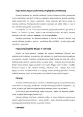 Molekulių prasiskverbimas pro plazminę membraną 2 puslapis