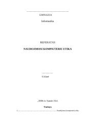 Naudojimosi kompiuteriu etika