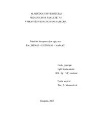 Menas, ugdymas, vaikas 5 puslapis