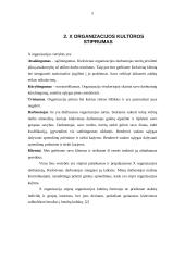 Organizacijos kultūros tyrimas diegiant visuotinę kokybės vadybą X organizacijoje 5 puslapis