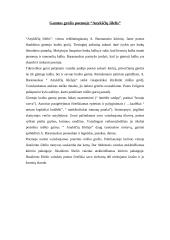 Gamtos grožis poemoje "Anykščių šilelis"