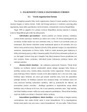 Pagrindinės verslo organizavimo formos ir jų reikšmė Lietuvos ekonomikai 8 puslapis