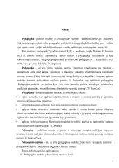 Pedagogikos mokslo ryšys su kitais mokslais 2 puslapis