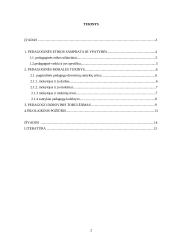 Pedagoginė etika: samprata, pagrindai ir šiuolaikinis požiūris 2 puslapis