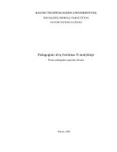 Pedagoginis tėvų švietimas mokykloje