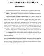 Politikos mokslo samprata, raida bei problematika 4 puslapis