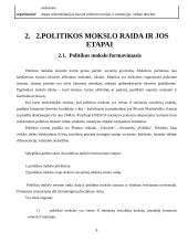 Politikos mokslo samprata, raida bei problematika 8 puslapis