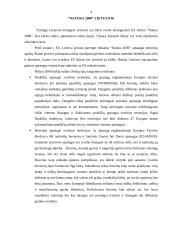 "Natura 2000" Lietuvoje 3 puslapis
