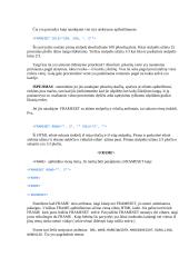 Puslapių kūrimas naudojant rėmus 8 puslapis