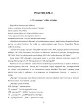 Apskaitos duomenų parengimas metiniam balansui sudaryti ir jo informacijos naudojimas vadyboje APB "Apranga" atžvilgiu 15 puslapis