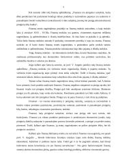 Finansų esmė ir jų būtinumas. Finansų rūšys ir funkcijos. 5 puslapis