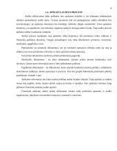 Audito atlikimas įmonėje ir jo rezultatai 8 puslapis