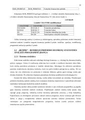 Bendrojo priėmimo į Lietuvos aukštąsias mokyklas duomenų bazės statistinės analizės sistema 20 puslapis
