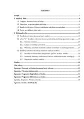 Bendrojo priėmimo į Lietuvos aukštąsias mokyklas duomenų bazės statistinės analizės sistema 4 puslapis