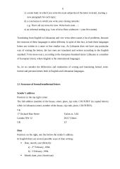 Style in letters and its maintenance in translation 6 puslapis