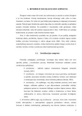 Bendrieji socializacijos aspektai ir šeimos įtaka vaiko socializacijai  4 puslapis
