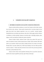 Teisė į teisingą darbo apmokėjimą Europos socialinėje chartijoje ir jos realizavimas Lietuvoje 5 puslapis