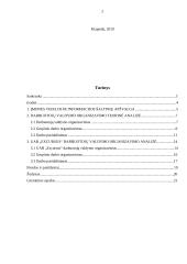 Darbuotojų valdymo organizavimo analizė: UAB "Excursus"