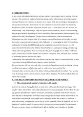 The Relationships Between Teachers And Pupils 3 puslapis