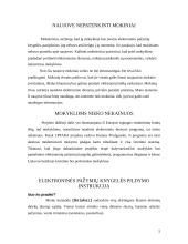 Elektroninės pažymių knygelės 5 puslapis