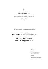LAT nutarties nagrinėjimas