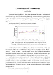 Energetinių išteklių kainos pokyčių įtaka Baltijos šalių ekonominiams rodikliams 2004-2009 metais 8 puslapis