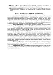 Vidaus audito vykdymas 9 puslapis