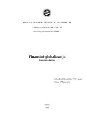 Finansinė globalizacija