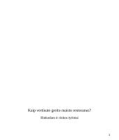 Rinkodaros tyrimas: Kaip vertinate greito maisto restoranus? 2 puslapis