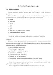 Kompiuterinio tinklo paslaugų paketo pristatymas vartotojui 4 puslapis