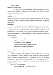 Macromedia Flash script kalbos panaudojimas algoritmavimo įgūdžių ugdymui 16 puslapis